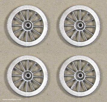 Four wheels, diameter 24 mm 