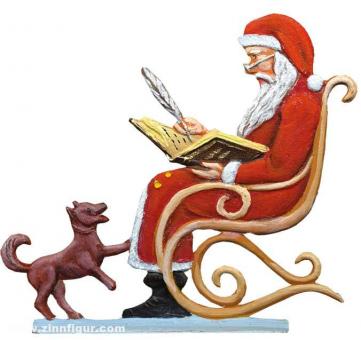 Santa on Rocking Chair 