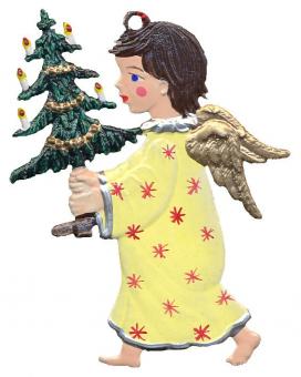 Angel Carrying Christmas Tree 