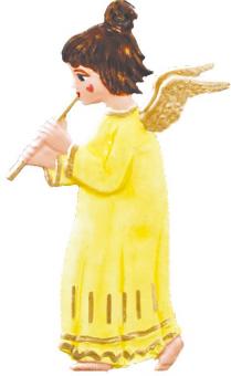 Anhänger: Engel mit Flöte 