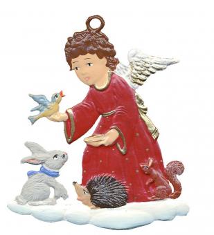 Angel with Animal Friends 