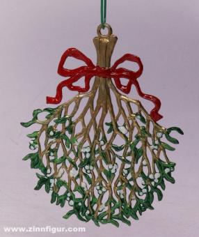 Ornament: sprig of mistletoe 