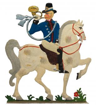 Postillon zu Pferd um 1850 