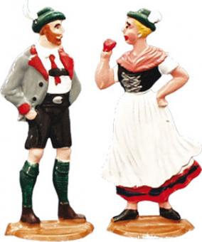 Couple bavarois (costume traditionnel) 