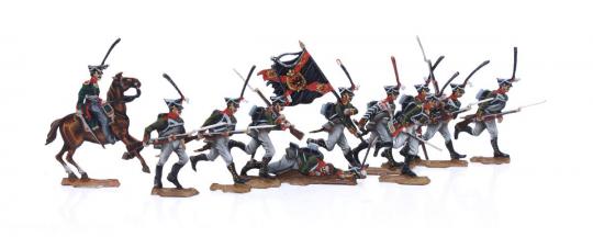 Russische Grenadiere - stürmend - 1812-15 