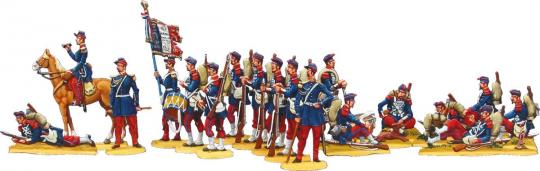 French Guard Infantry at rest 