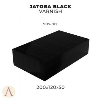 Socle en bois Jatoba &quot;Noir&quot; 200 x 120 x 50 