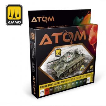 ATOM Color Set: Russian Tank Colors WWII 