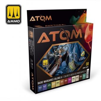 ATOM Kit de couleurs : couleurs de base Wargames 2 