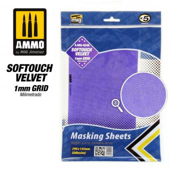 Softouch Velvet Masking Sheets 290 x 145 mm 