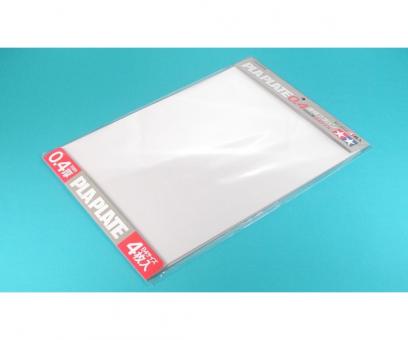 Kunststoff-Platte 0,4 mm -klar- 