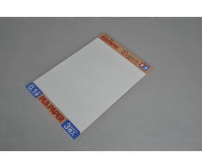 Kunststoff-Platte 0,1 mm -weiß- 