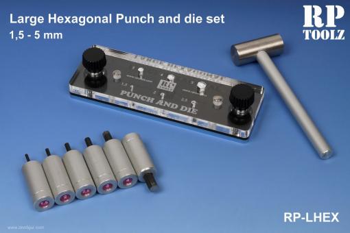 Large Hexagonal Punch and Die Set 