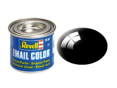 Schwarz, glänzend - Email Color 