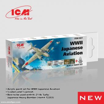 Japanische Flugzeuge WK2 - Farbset 