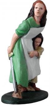 Femme viking avec enfant 