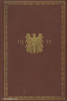 Rangliste des Deutschen Reichsheeres. Nach dem Stande vom 1. Mai 1931 
