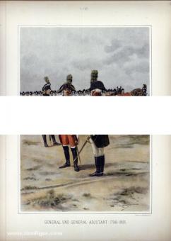 Ottenfeld, R./ Teuber, O. : L'armée autrichienne de 1700 à 1867. Tableau individuel : Général et adjudant-général 1798-1805 