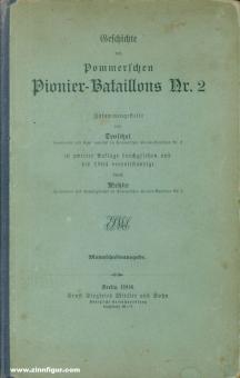 Troschel/Metzke : Histoire du bataillon de pionniers poméraniens n° 2 