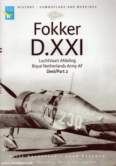 Gerdessen, FritsBoerman, Luuk: Fokker D.XXI. LuchtVaart Afdeling. Royal Netherlands Army AF. Teil 2 