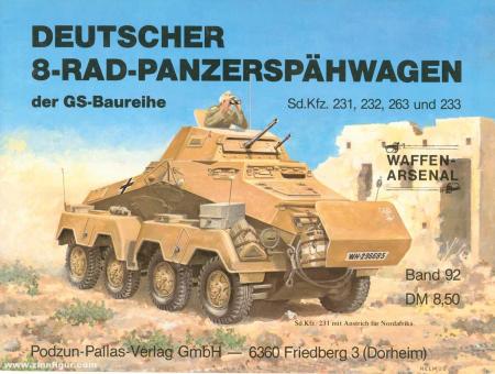 Scheibert, H. : véhicule blindé de reconnaissance allemand à 8 roues 