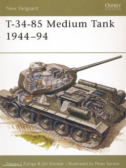 Zaloga, S. J./Kinnear, J./Sarson, P. (Illustr.) : Citerne moyenne T-34-85 1944-94 