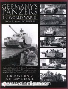 Jentz, T. L./ Doyle, H. L. : Germany's Panzers in World War II. From Pz.Kpfw.I to Tiger 