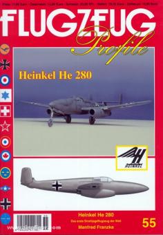 Franzke, M. : Profil d'avion. Cahier 55 : Heinkel He 280. Le premier avion de chasse à réaction du monde 
