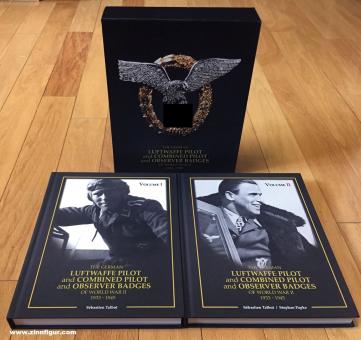 Talbot, Sébastien/Papke, Stephan : The German Luftwaffe Pilot and Combined Pilot and Observer Badges of World War II 1933-1945. 2 volumes 
