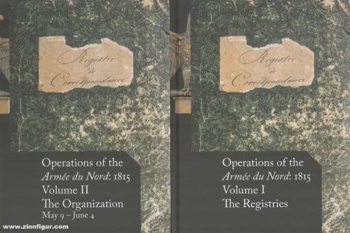 Opérations de l'Armée du Nord : 1815. 5 volumes 