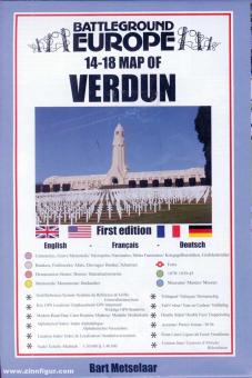Metselaar, Bart: Battleground Europe. 14-18 Map of Verdun 