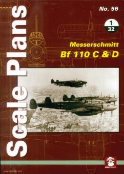 Noszczak, Maciej : Plans à l'échelle. Cahier 56 : Messerschmitt Bf 110 C & D 