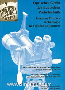 Seeger, H.T. : Appareil optique de la technique militaire allemande 