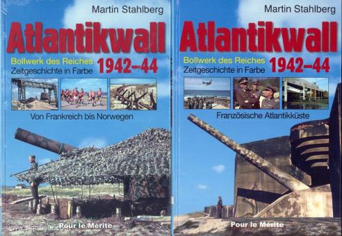 Stahlberg, M.: Atlantikwall 1942-44. Bollwerk des Reiches. 2 Bände. Zeitgeschichte in Farbe 