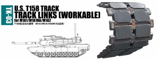 US T158 Tracks for M1A1/M1A1HA/M1A2 