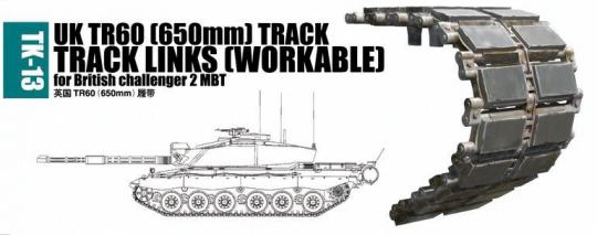 UK TR60 (650 mm) Panzerketten für Challenger 2 