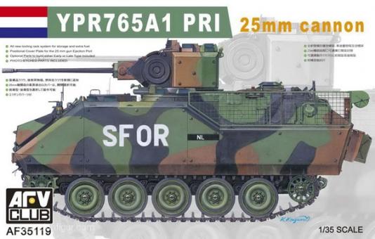 YPR 765 A1 PRI SFOR avec canon de 25 mm 