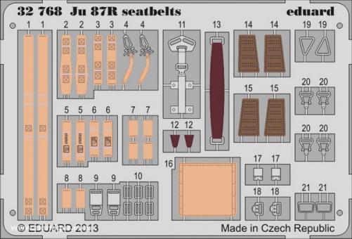 Ju 87R Seatbelts 