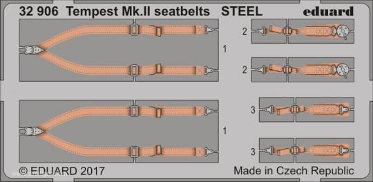 Tempest Mk.II Seatbelts STEEL 