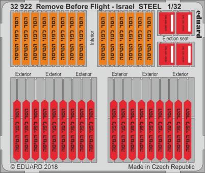 Remove Before Flight - Israel 