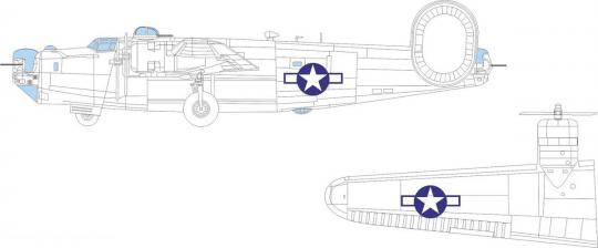 B-24J US National Insignia - Express Mask 