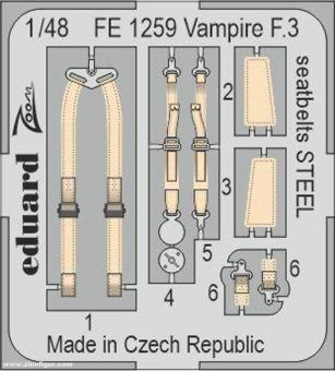 Vampire F.3 Seatbelts STEEL 