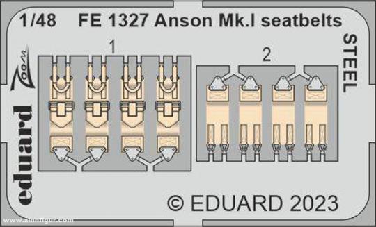 Anson Mk.I Seatbelts STEEL 