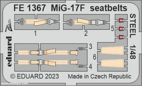MiG-17F Gurte (Stahl) 
