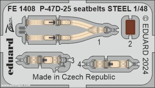 P-47D-25 Gurte (Stahl) 