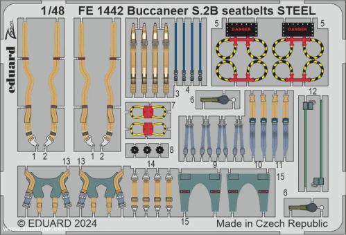 Buccaneer S.2B Seatbelts STEEL 