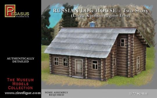 Russian storey log house 1 piece 