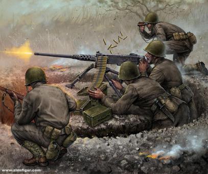 US Browning MG Troupe - Wargames AddOn 