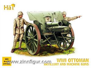Artillerie et mitrailleuses turques 