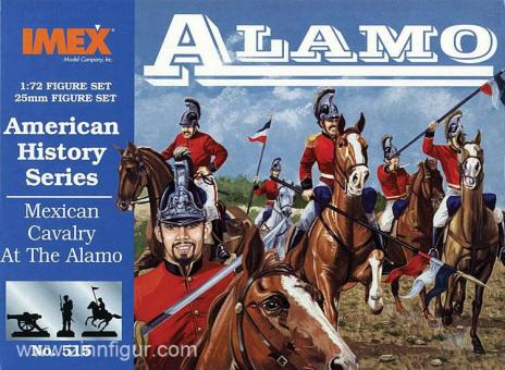 Mexikanische Kavallerie bei Alamo 
